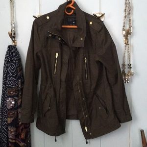 H&M Olive green military jacket